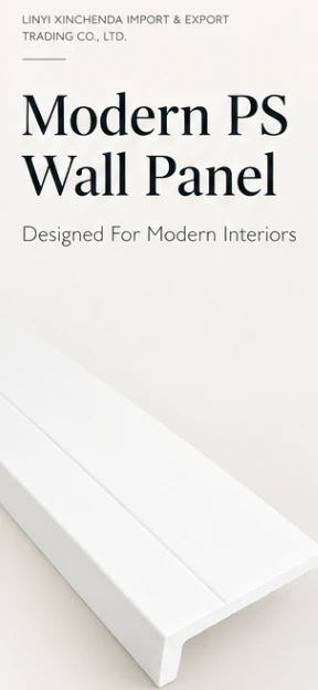 Modern PS Skirting Board Clean Edges Easy Installation suppliers